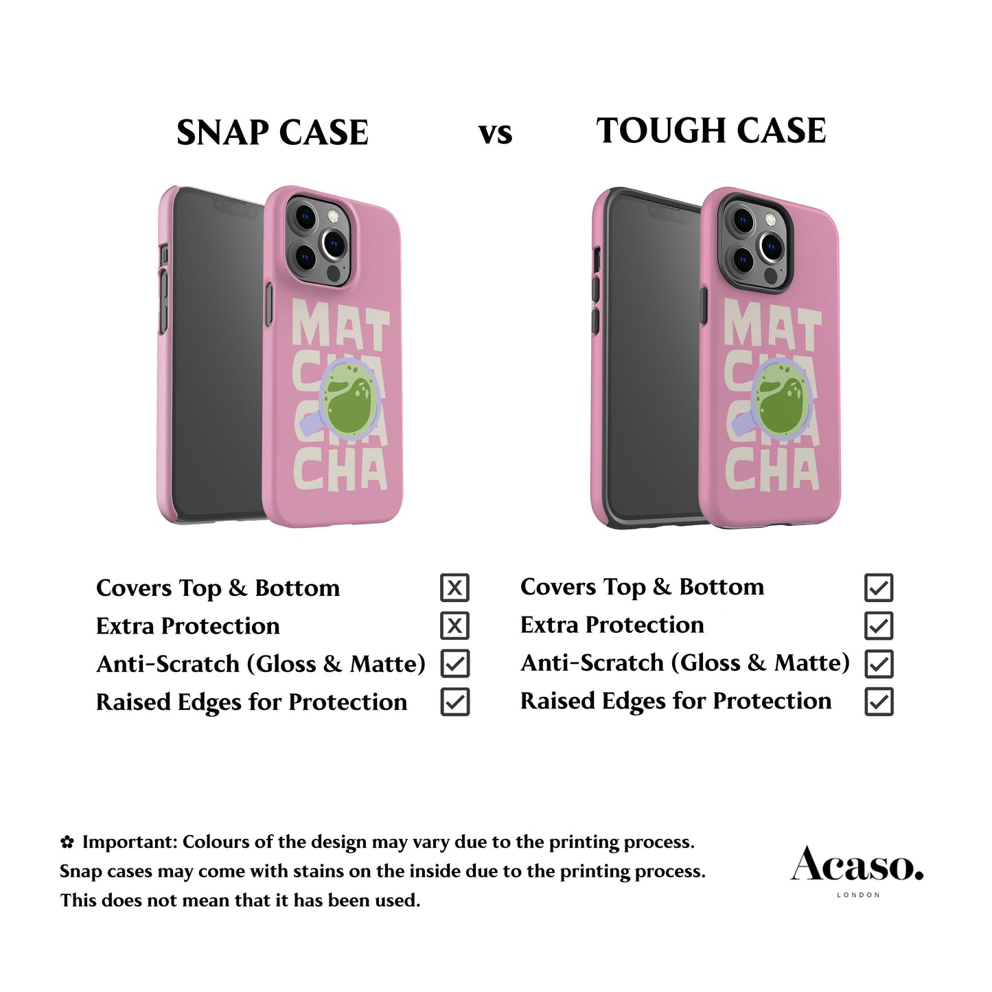 Matcha Cha Pink Phone Case
