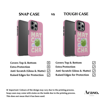 Matcha Cha Pink Phone Case