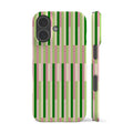 Matcha Check Striped Phone Case