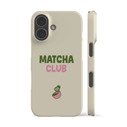 Matcha Club Phone Case
