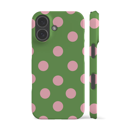 Matcha Polka Dot Phone Case