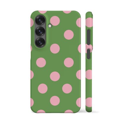 Matcha Polka Dot Phone Case