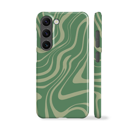 Matcha Swirl Pattern Phone Case