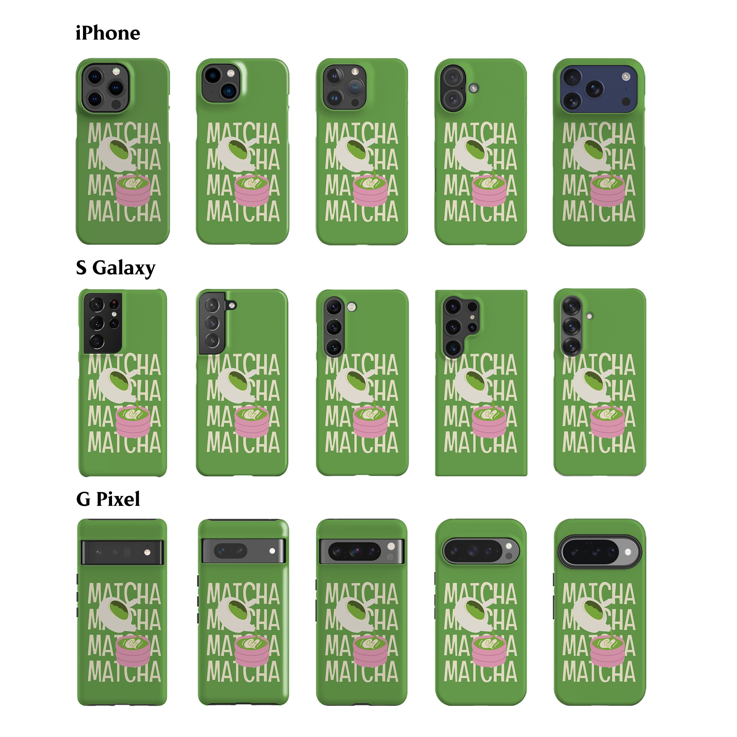 Matcha Green Phone Case