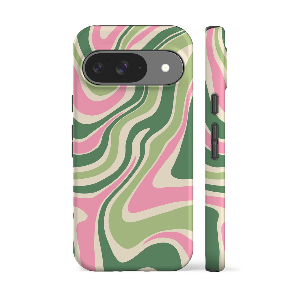 Matcha Swirls Phone Case