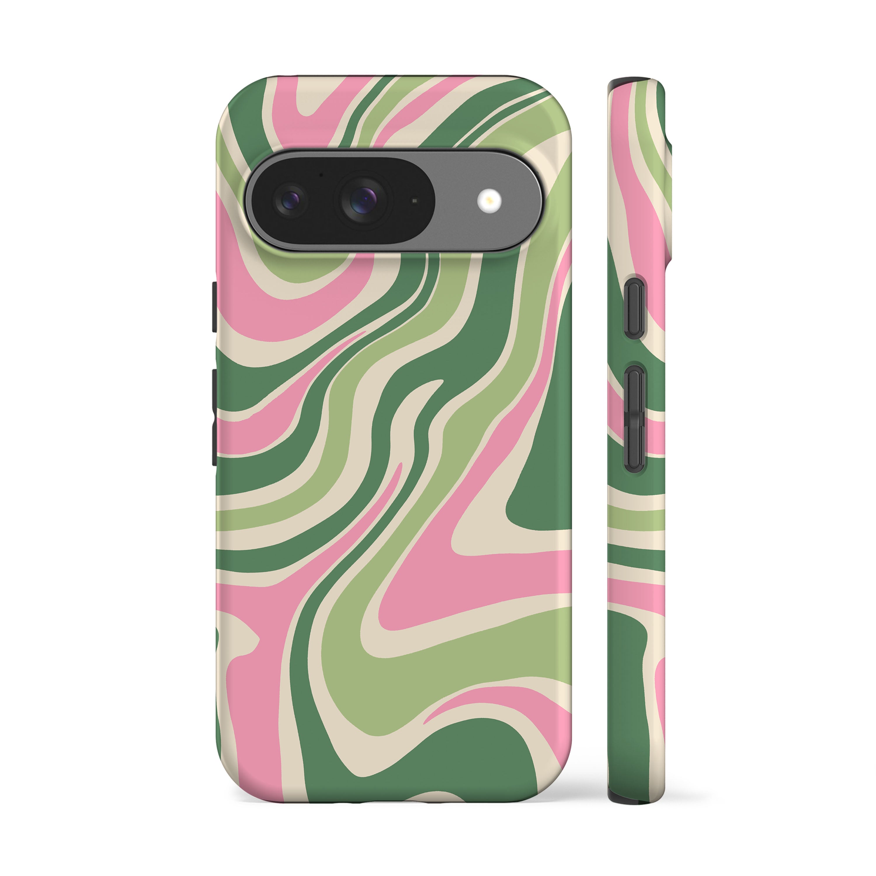 Matcha Swirls Phone Case
