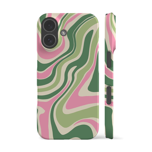 Matcha Swirls Phone Case