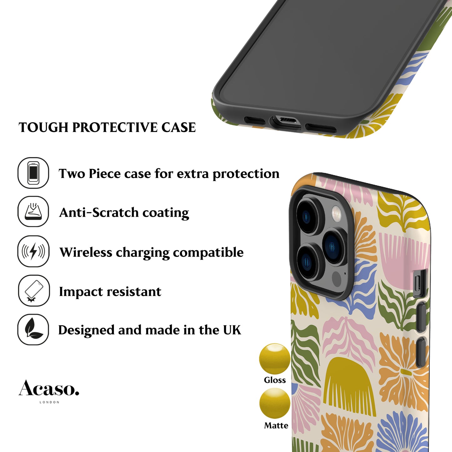 Matisse Flowers Phone Case