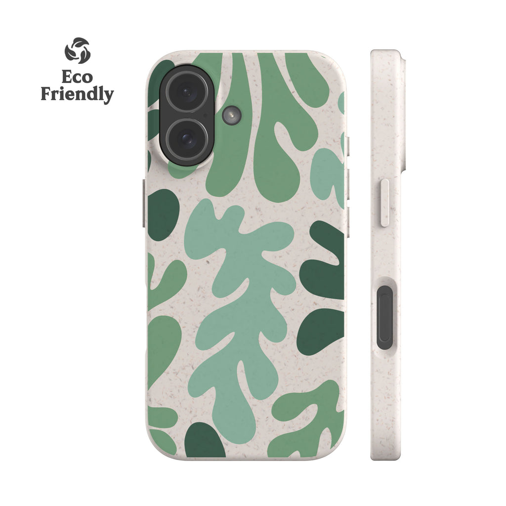 Green Coral Leaf Eco-Friendly Phone Case