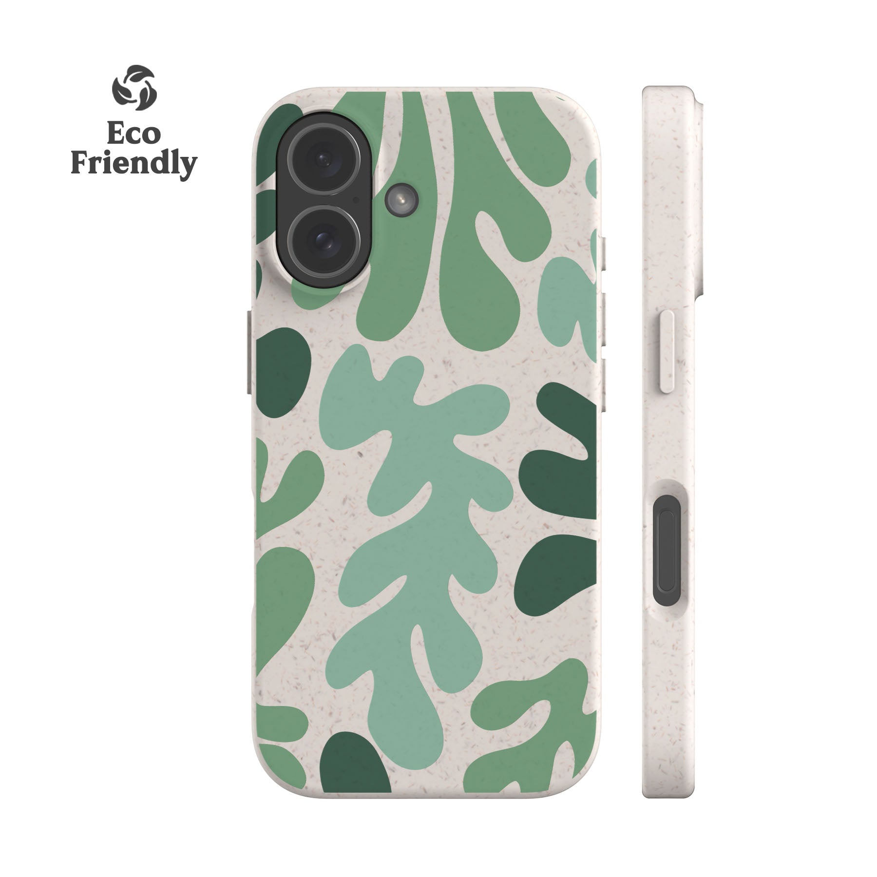 Green Coral Leaf Eco-Friendly Phone Case