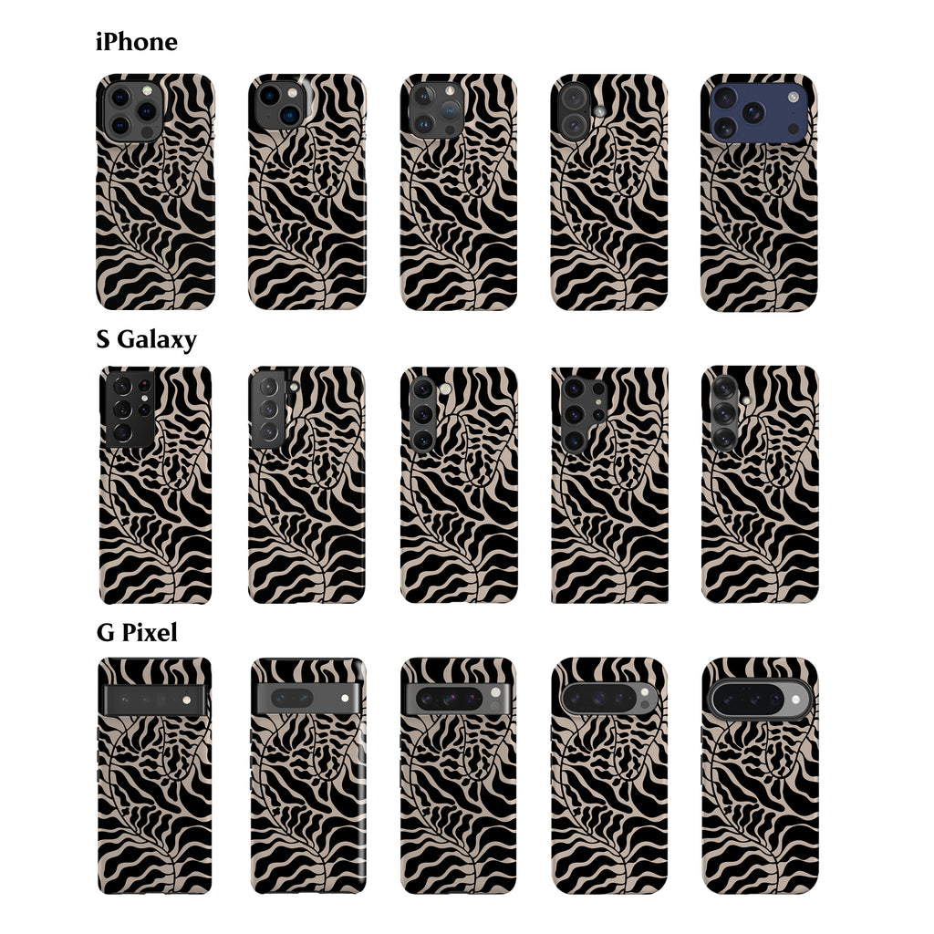 Matisse Leaves Black Phone Case