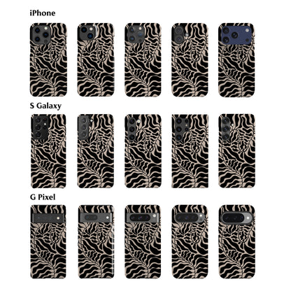 Matisse Leaves Black Phone Case