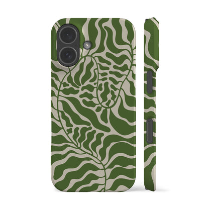 Matisse Leaves Moss Green Phone Case