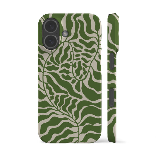 Matisse Leaves Moss Green Phone Case