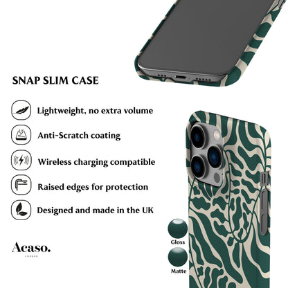 Matisse Leaves Teal Phone Case