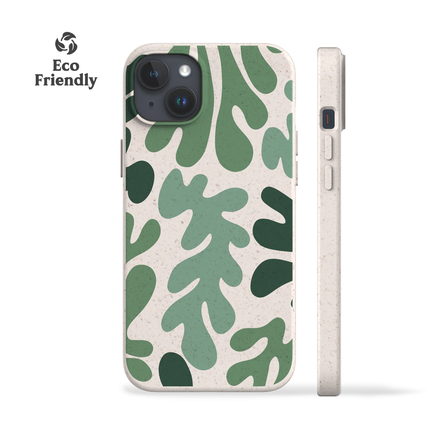 Green Coral Leaf Eco-Friendly Phone Case