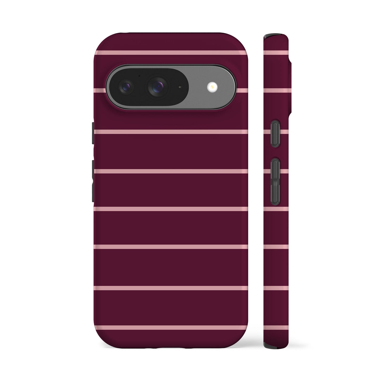 Mauve Landscape Striped Phone Case