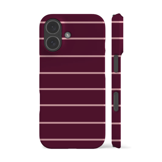 Mauve Landscape Striped Phone Case