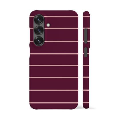 Mauve Landscape Striped Phone Case