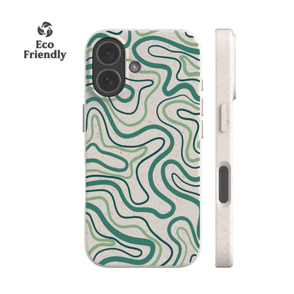 Maya Line Art Eco-Friendly Phone Case