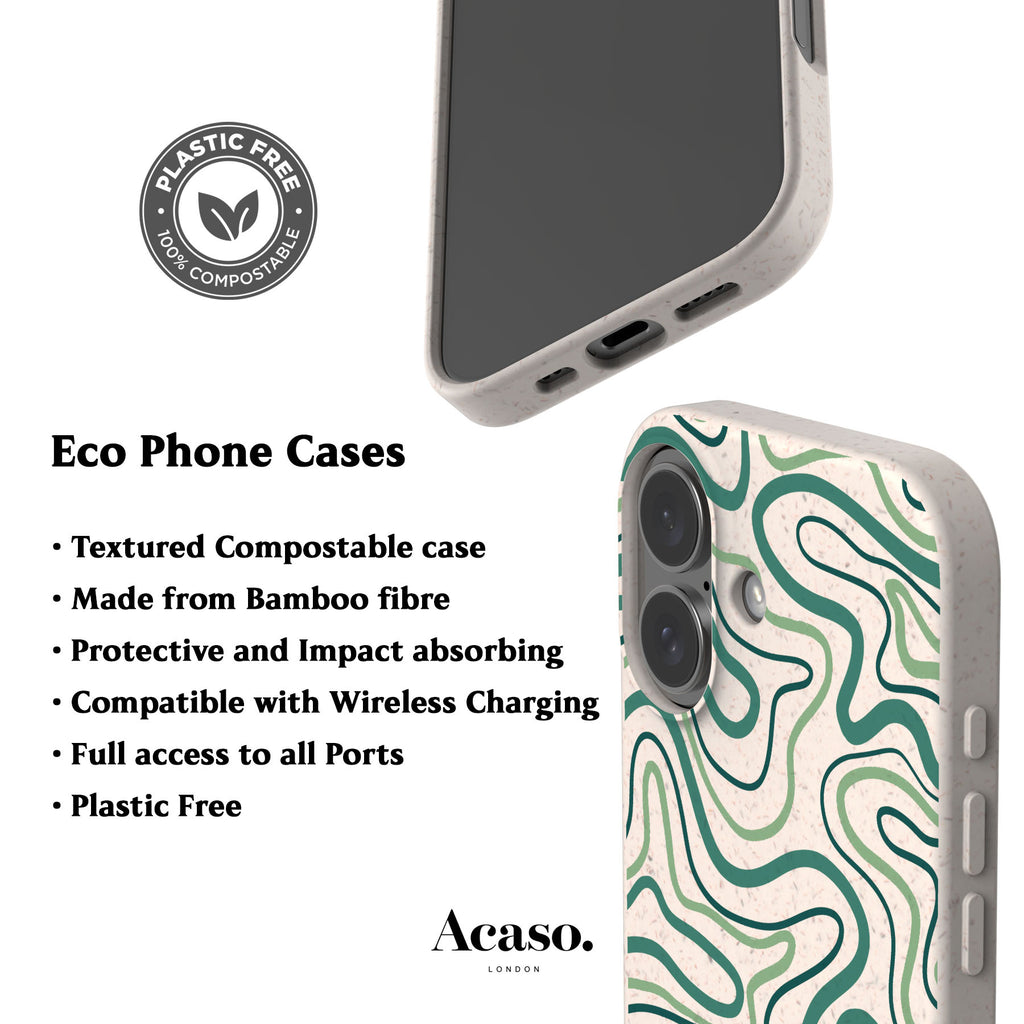 Maya Line Art Eco-Friendly Phone Case