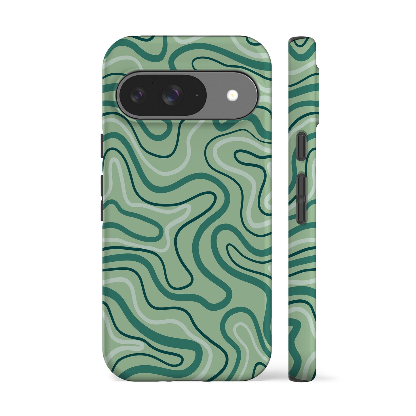 Maya Line Art Green Phone Case