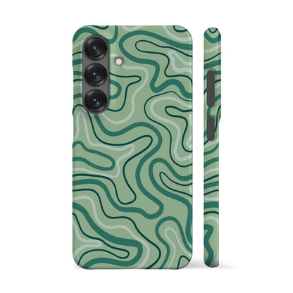 Maya Line Art Green Phone Case