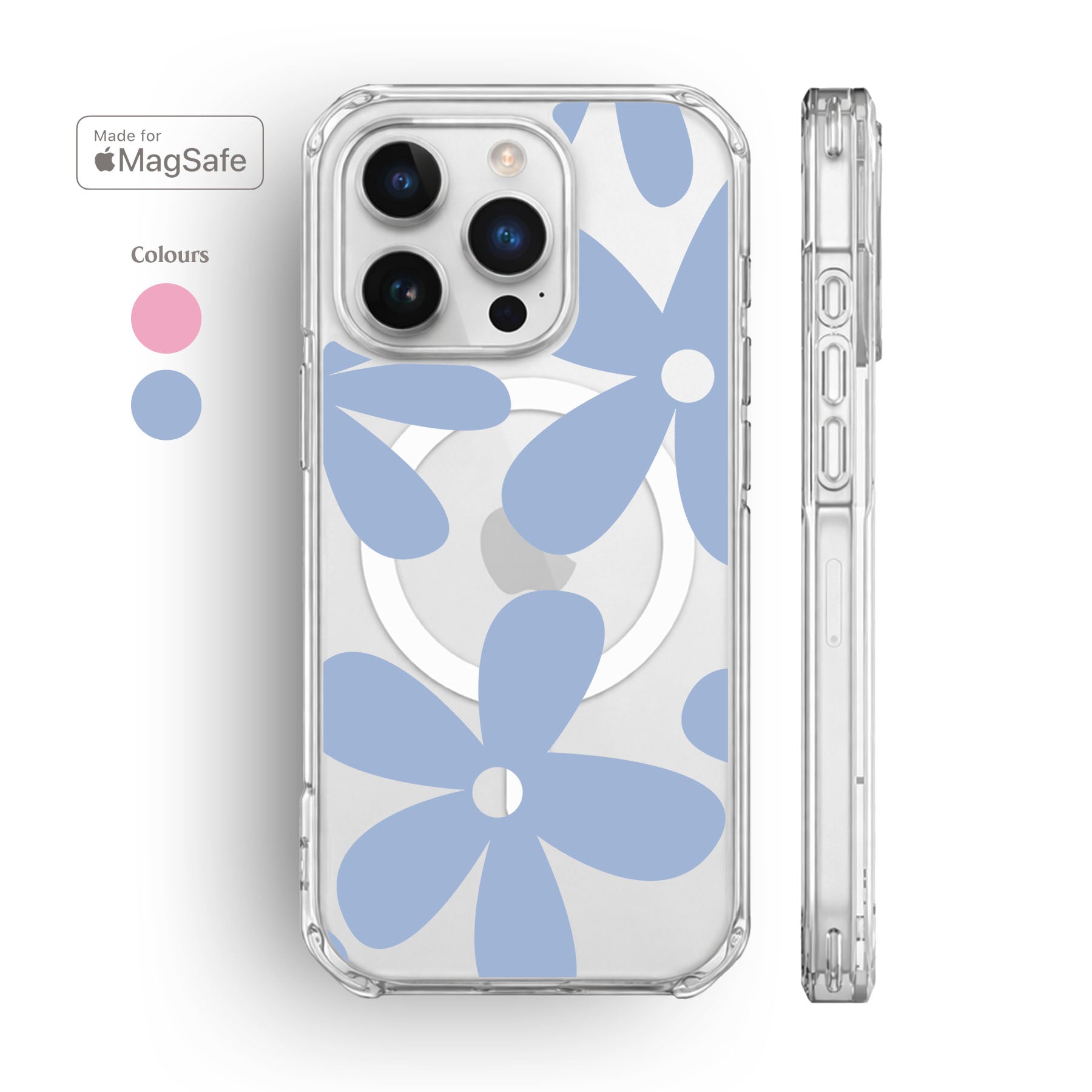 May Flowers Clear MagSafe iPhone Case