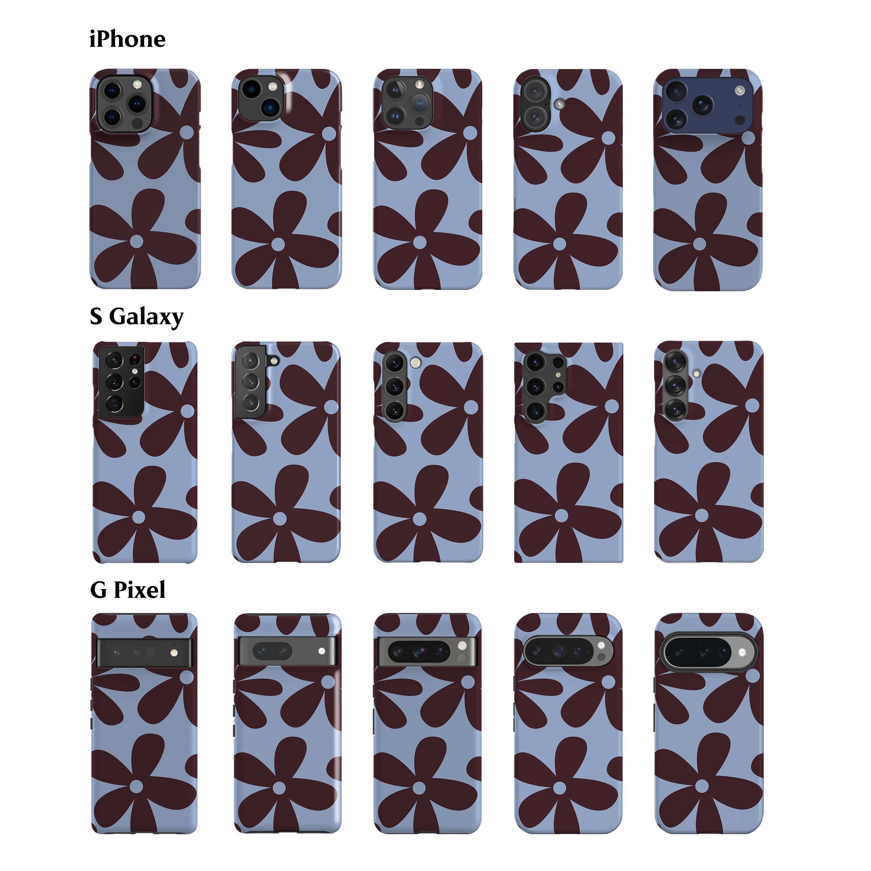 May Flowers Blue Phone Case