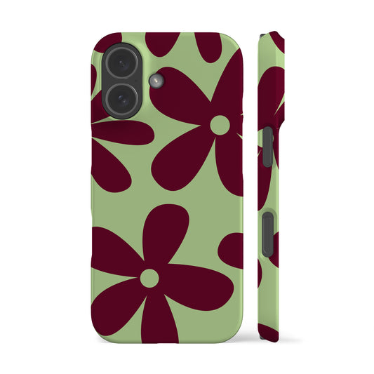 May Flowers Mint Green Phone Case