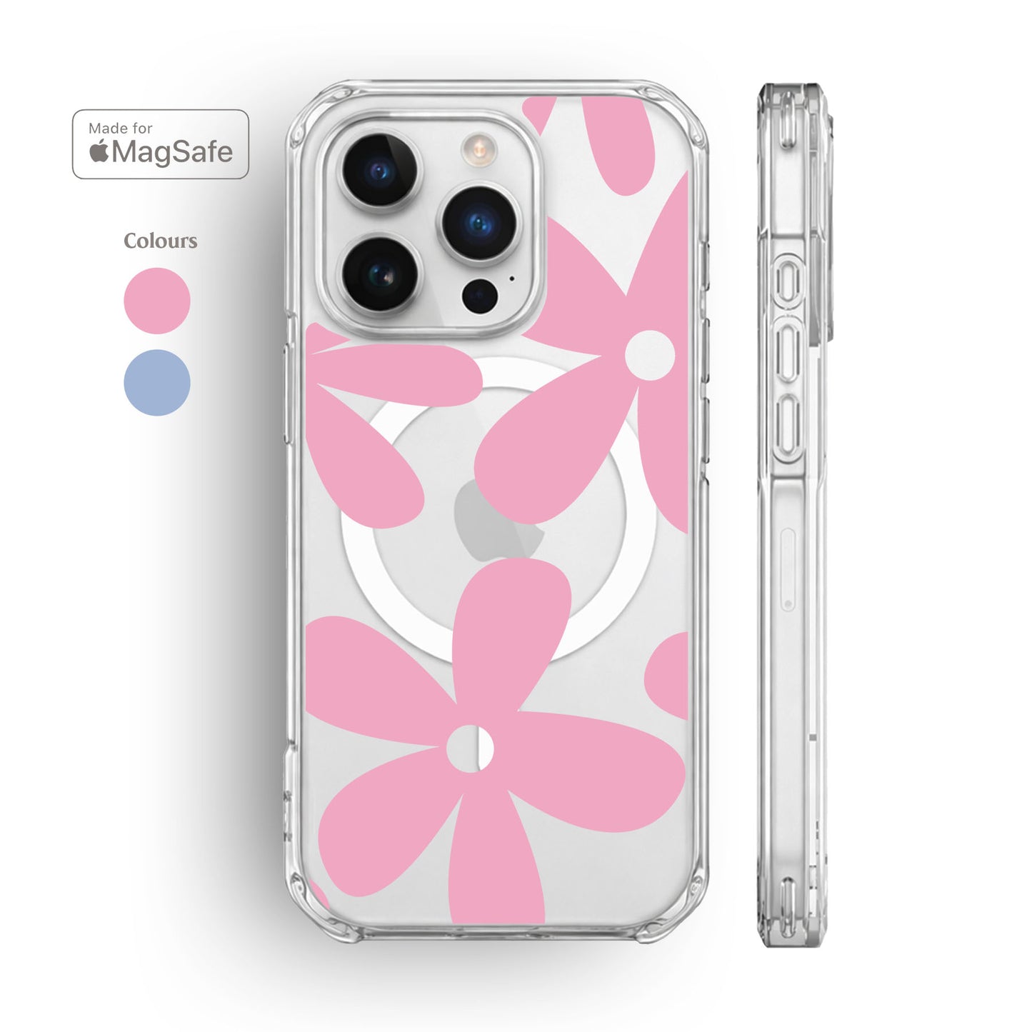 May Flowers Clear MagSafe iPhone Case