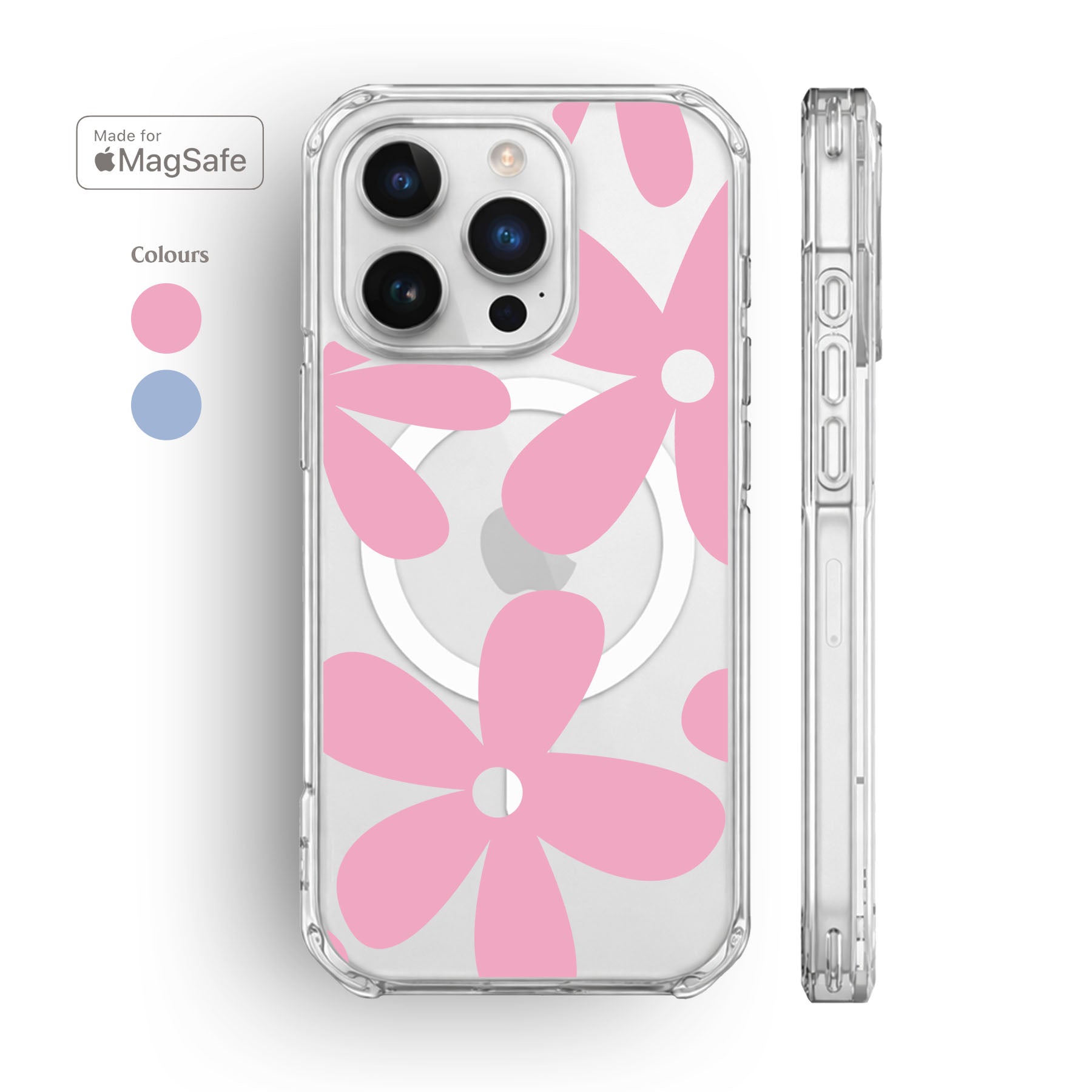 May Flowers Clear MagSafe iPhone Case