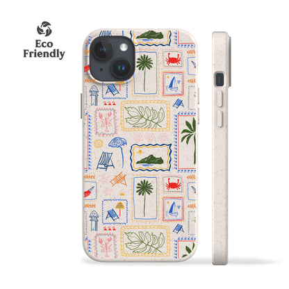 Mediterranean Summer Eco-Friendly Phone Case
