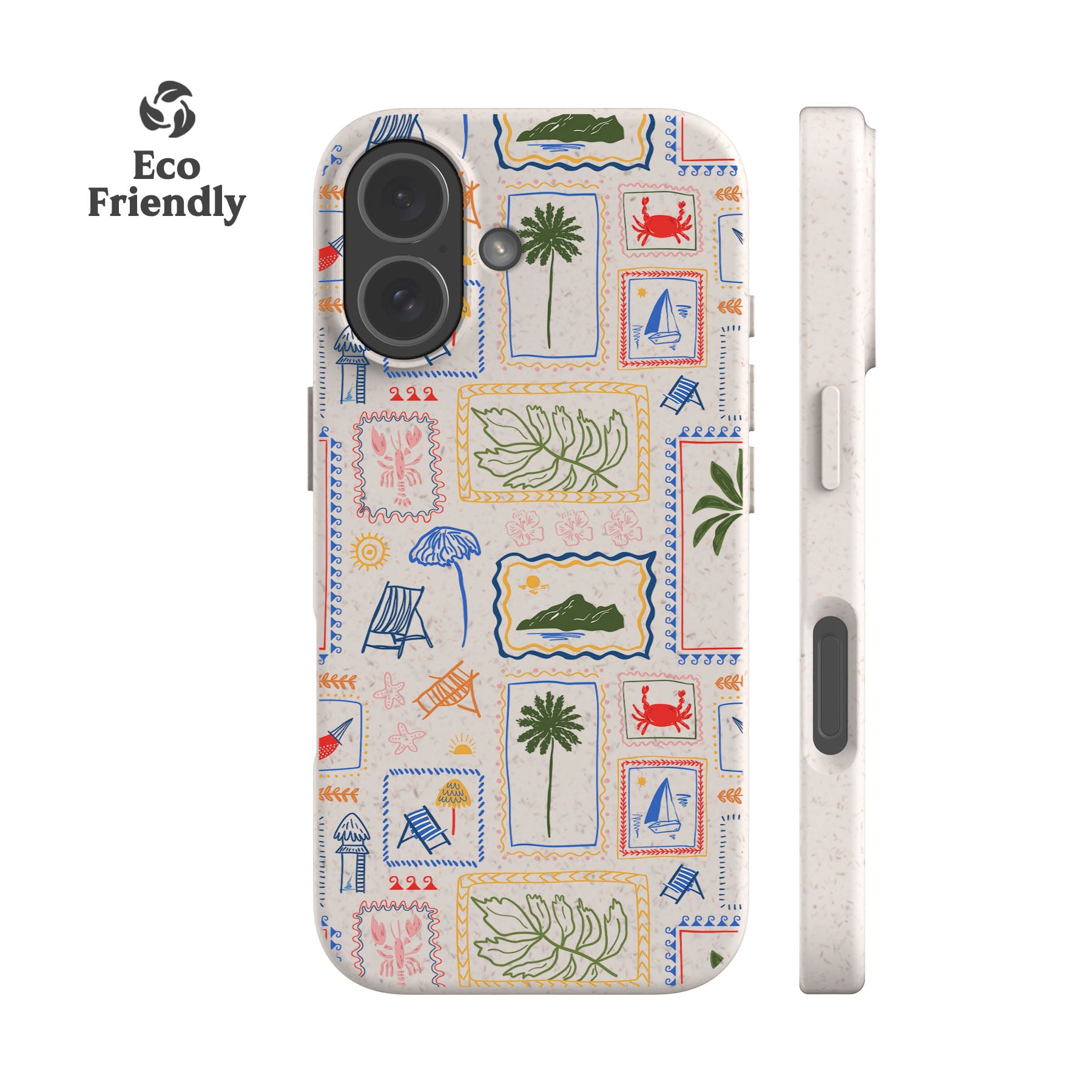Mediterranean Summer Eco-Friendly Phone Case