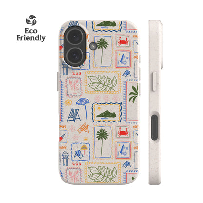 Mediterranean Summer Eco-Friendly Phone Case