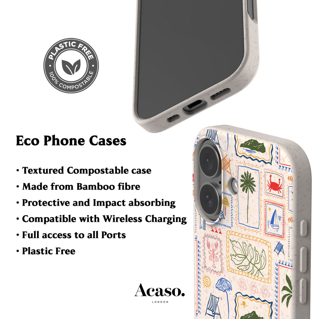 Mediterranean Summer Eco-Friendly Phone Case