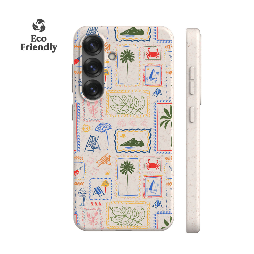 Mediterranean Summer Eco-Friendly Phone Case