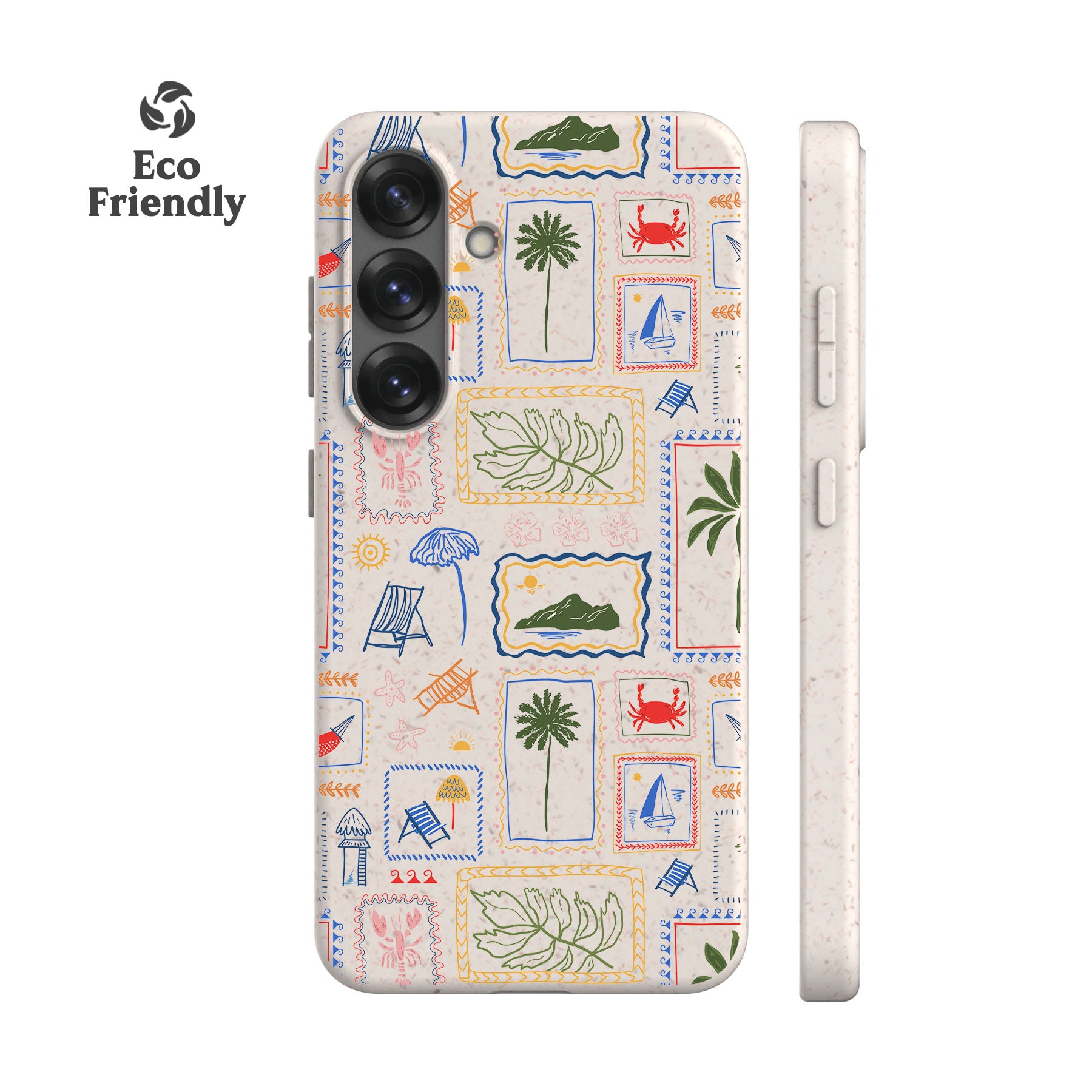 Mediterranean Summer Eco-Friendly Phone Case