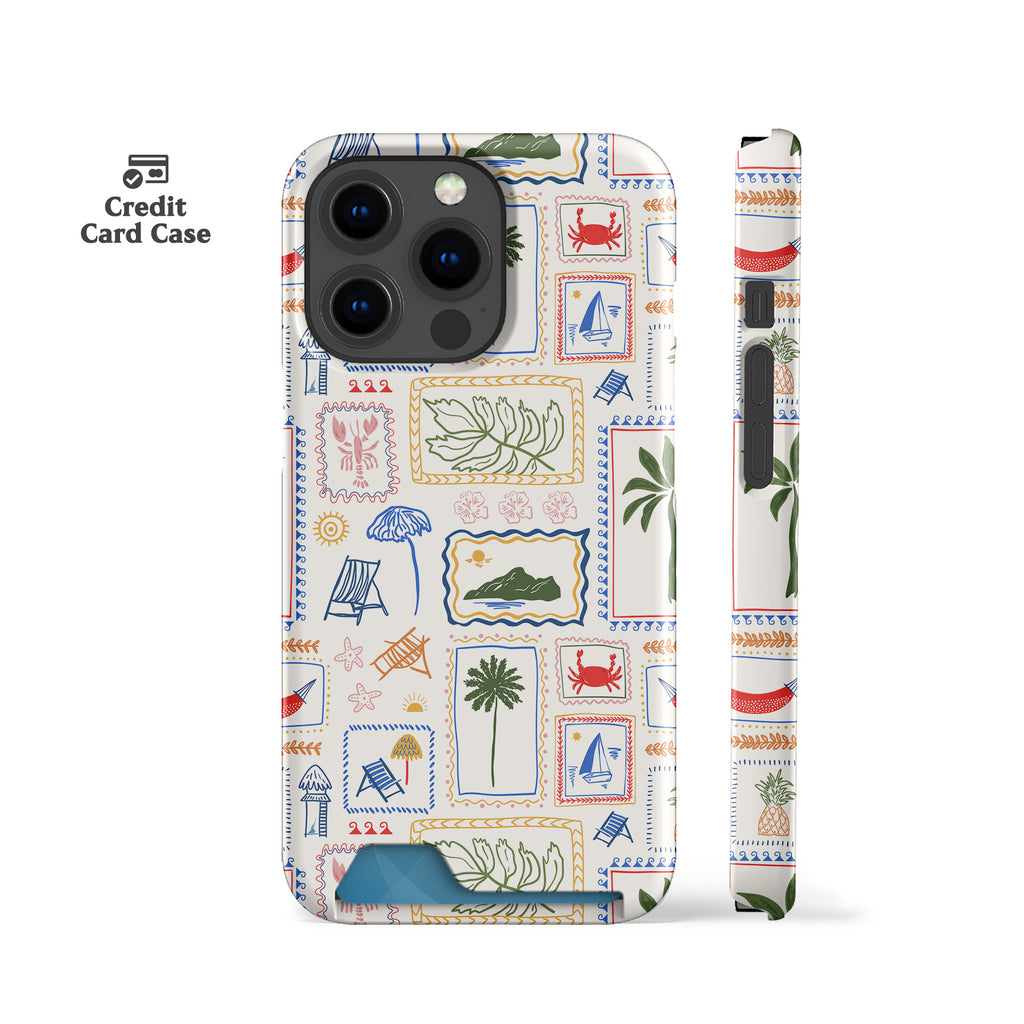 Mediterranean Summer Card Case