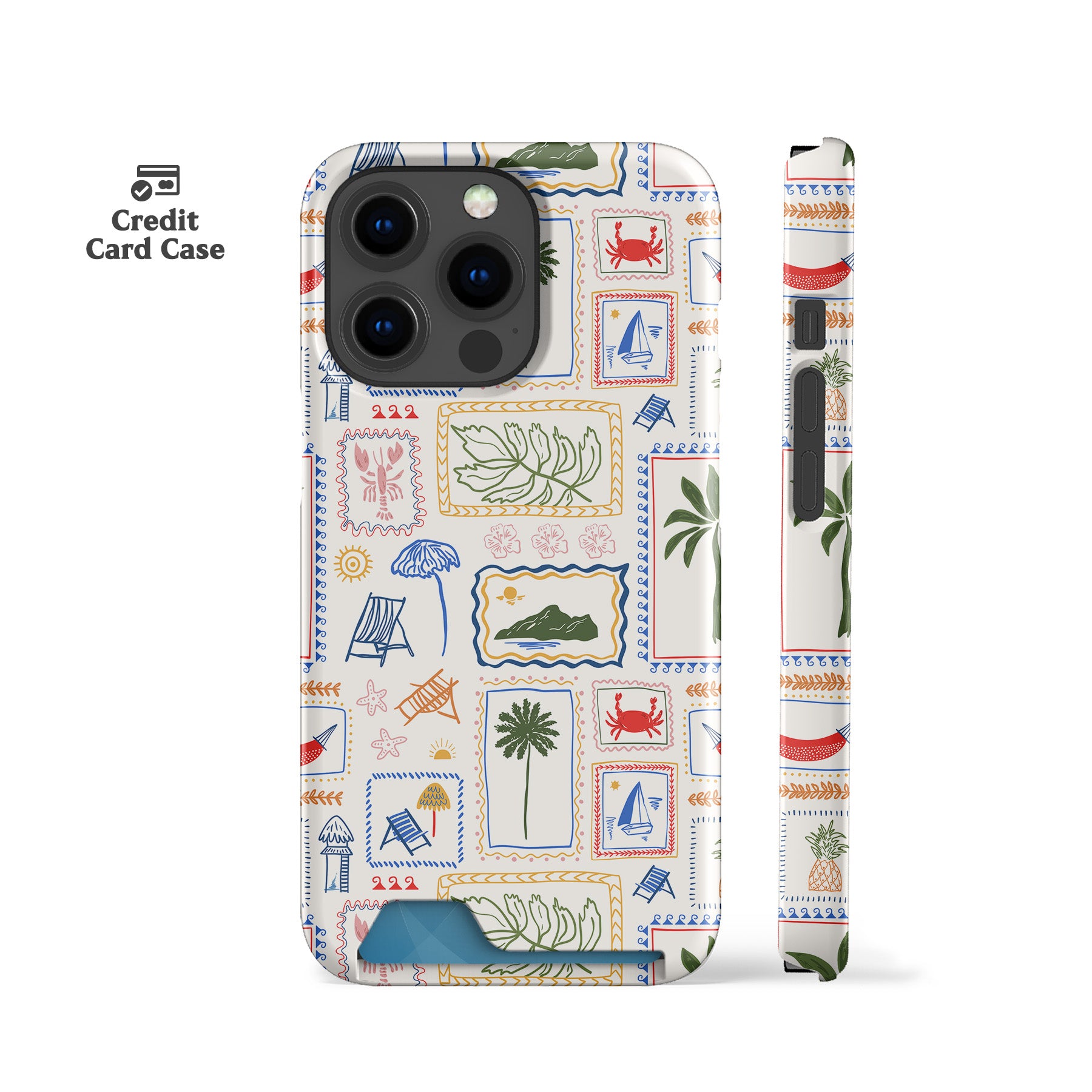 Mediterranean Summer Card Case