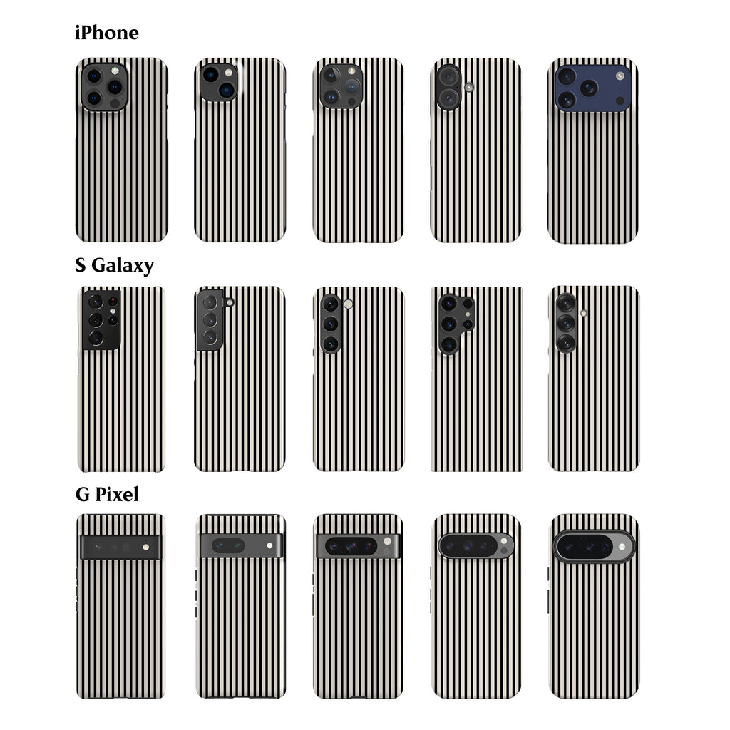 Menorca Black Stripes Phone Case