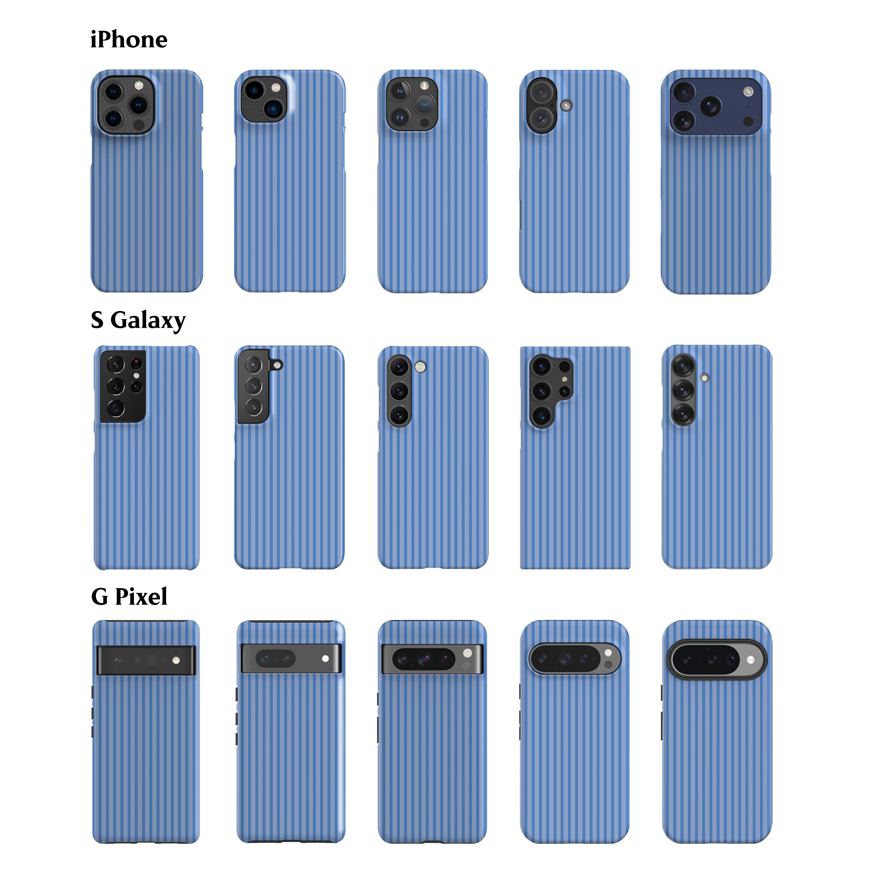 Menorca Blue Stripes Phone Case