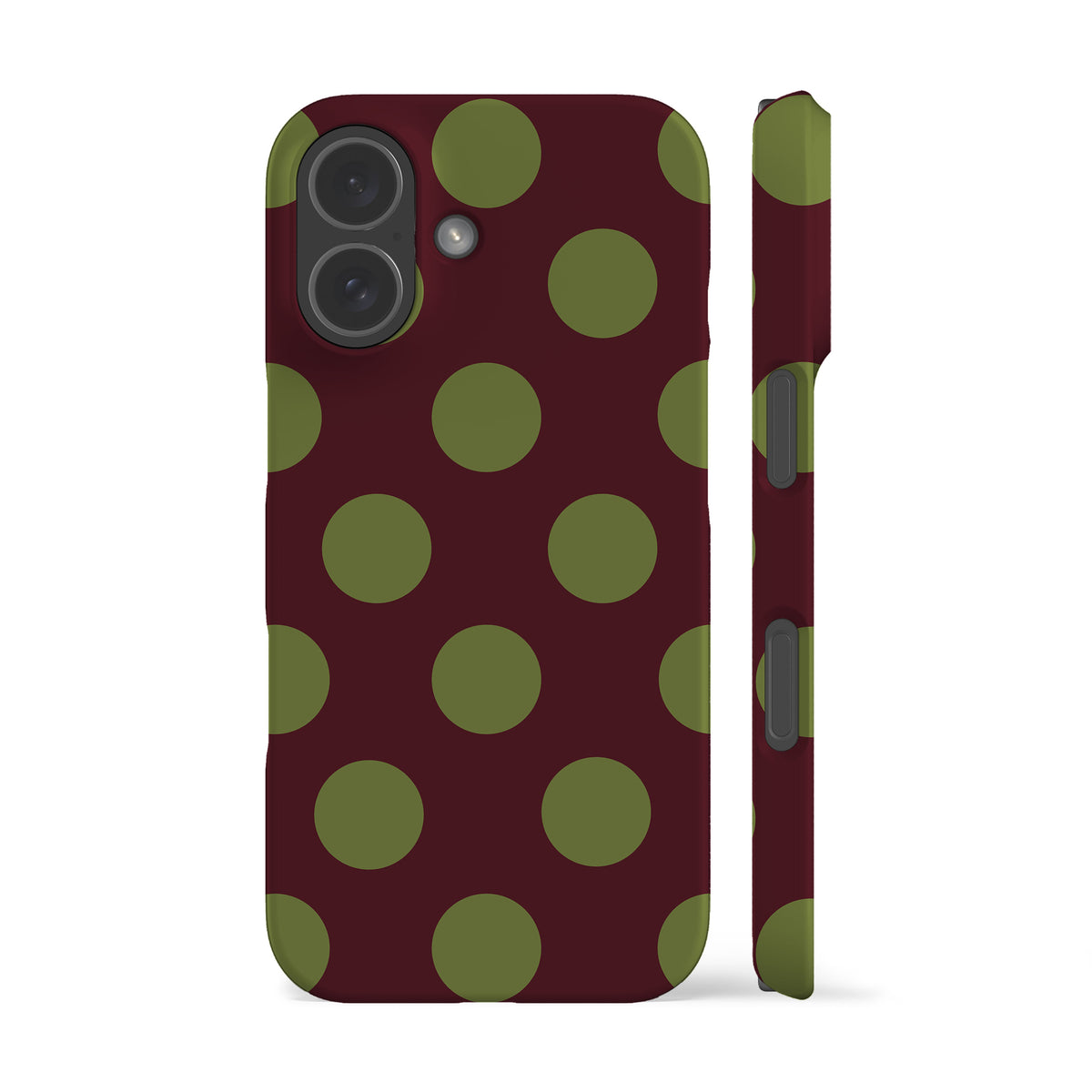Merlot Dots Phone Case