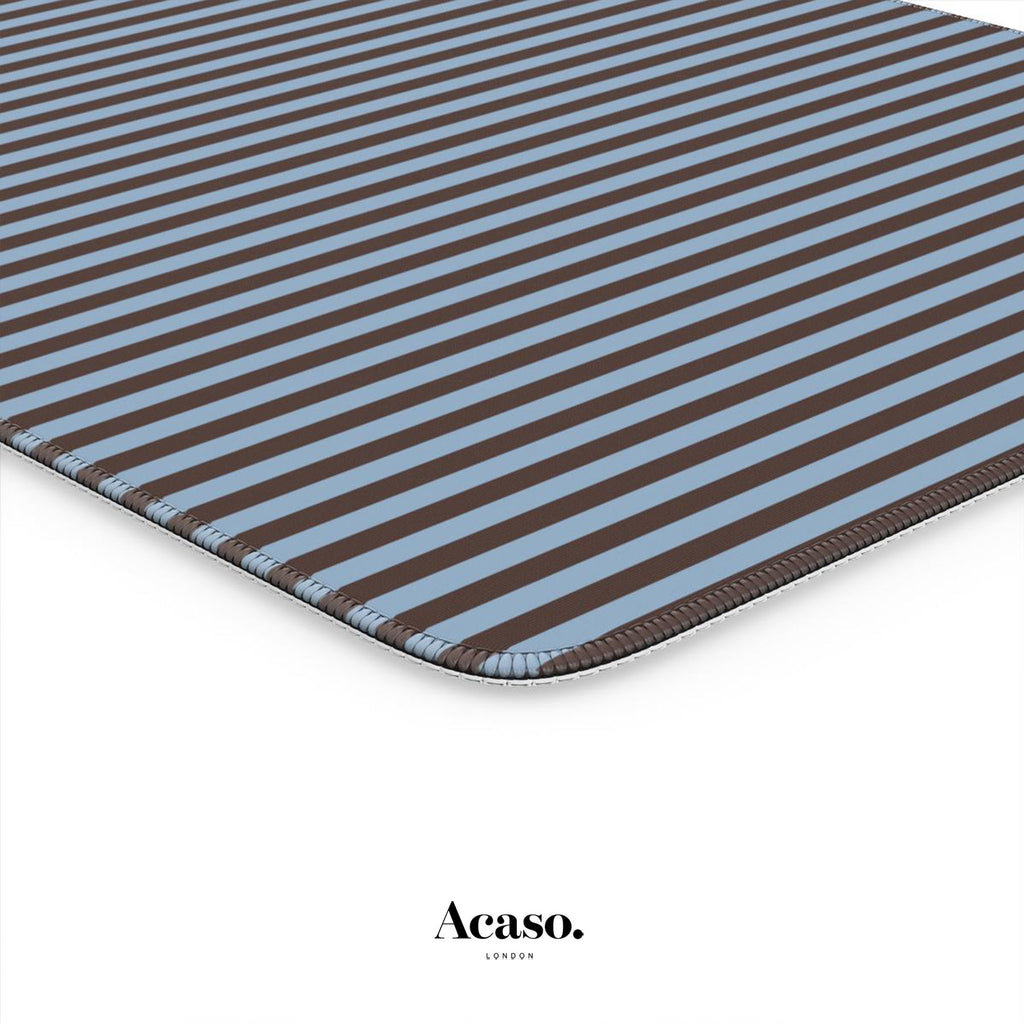 Midnight Stripes Desk Mat