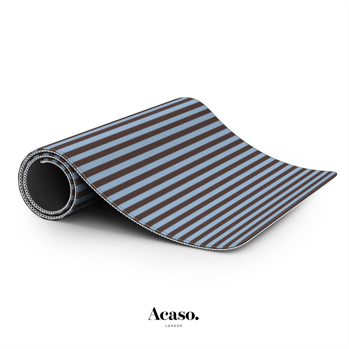 Midnight Stripes Desk Mat