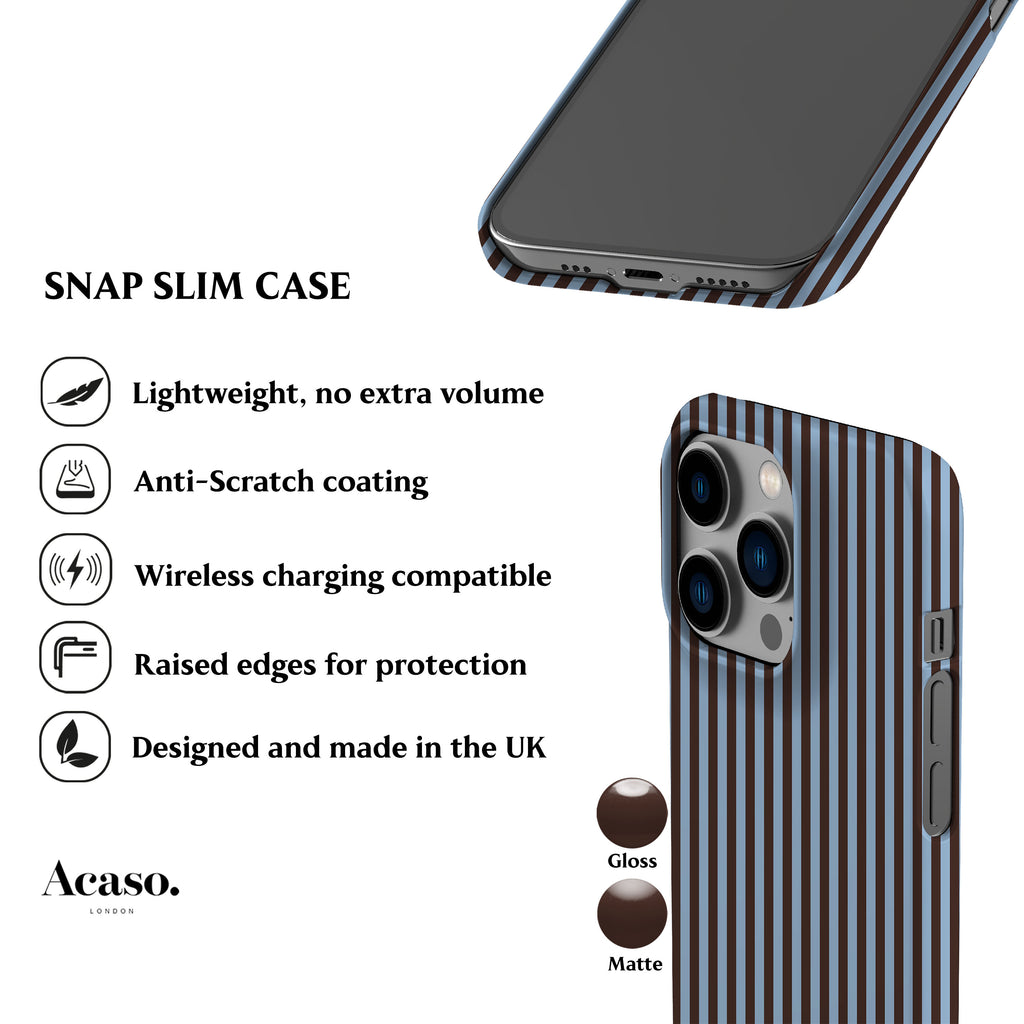 Midnight Stripes Phone Case