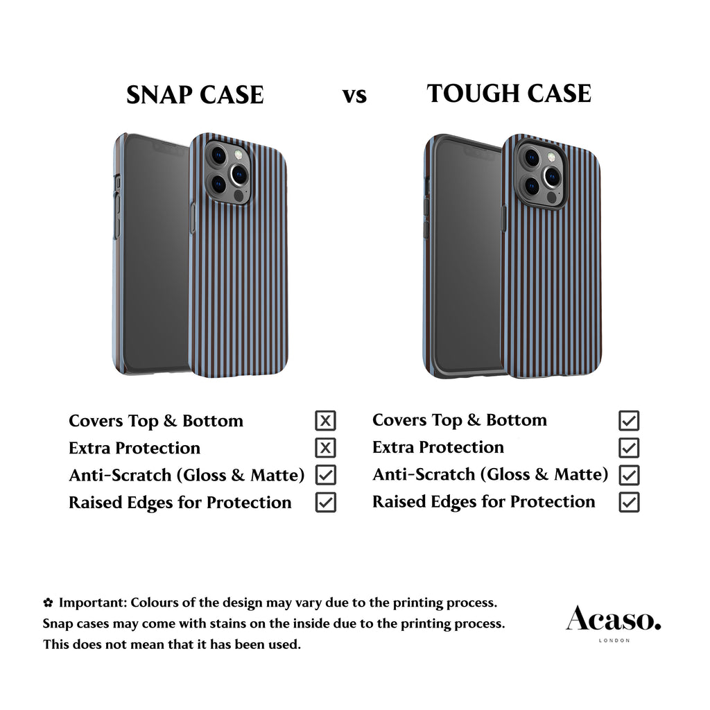 Midnight Stripes Phone Case