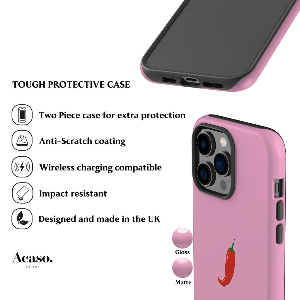Pink Mini Chilli Pepper Phone Case