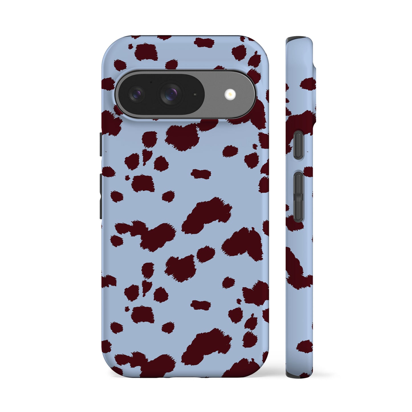 Blue Mini Cow Print Phone Case
