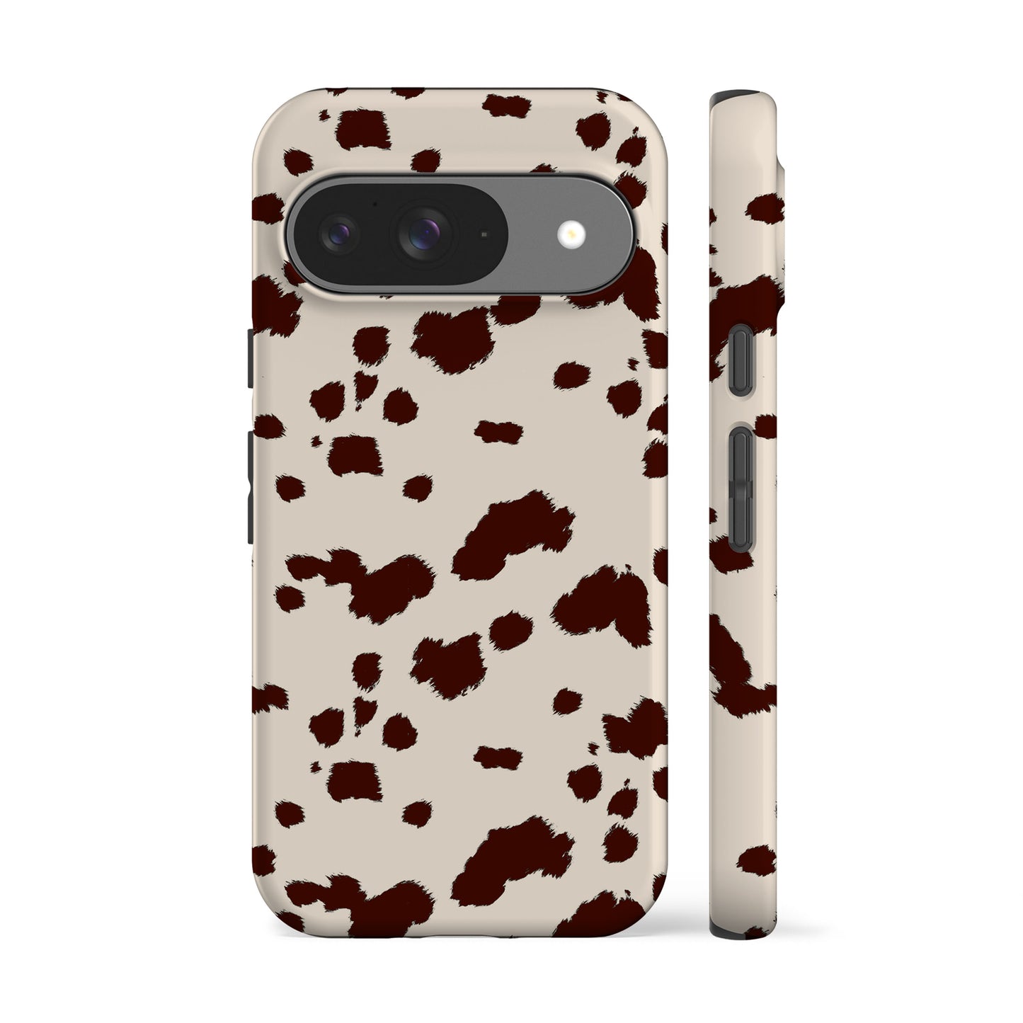 Brown Mini Cow Print Phone Case